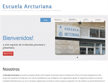 Tablet Screenshot of escuelaarcturiana.com